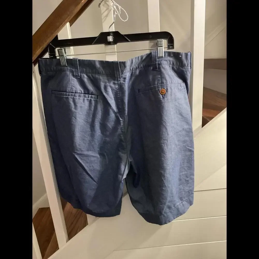 Men’s J.Crew Chambray Bermuda Sunwashed Oxford Shorts  38W